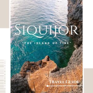 The cover of Siquijor Mini Travel Guide featuring Pitogo Cliff.
