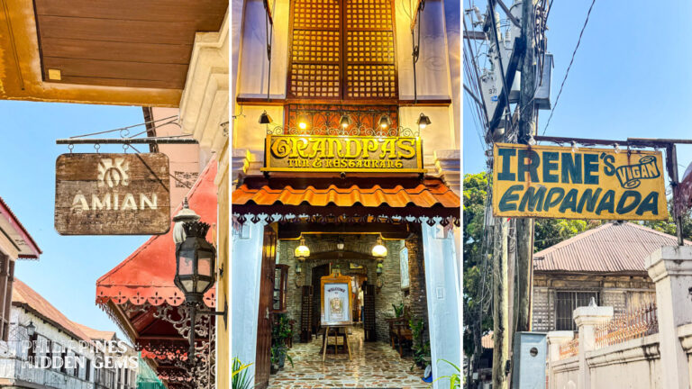 A photoset of signs of the best restaurants in Vigan City, Ilocos Sur, Philippines.