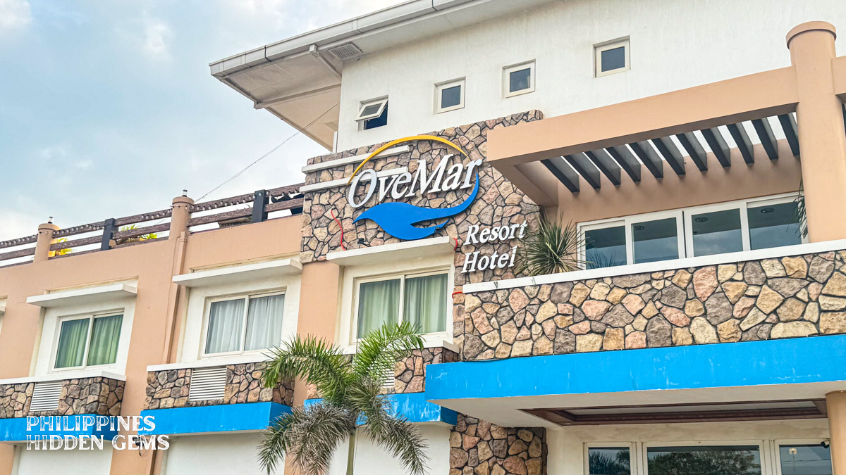 The front of a beach resort in Vigan City, Philippines.